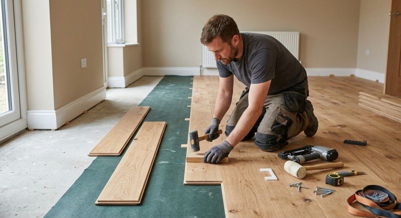 Maple Flooring Installation in Manassas, VA