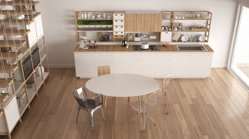 Engineered Hardwood Flooring in a Kitchen